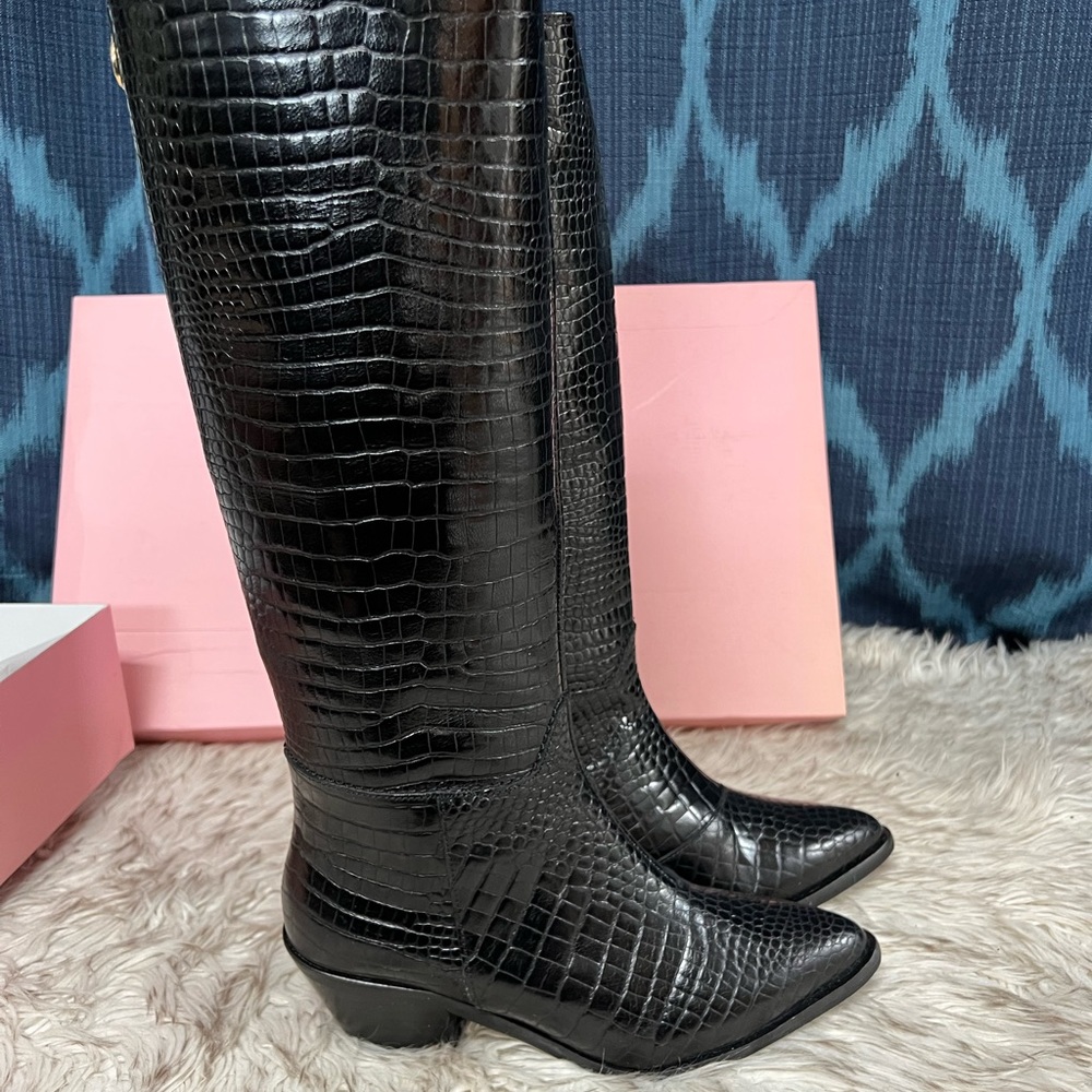 NEW Sz 7.5 tall boots, Intentionally Blank brand